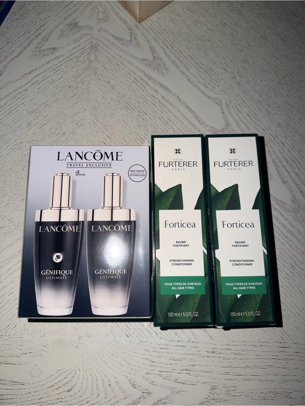 Lancôme Génifique Exclusive Set with 2 René Furterer Forticea Conditioners